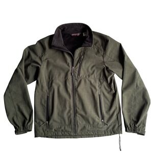 Black Diamond Double Diamond Mens Softshell Jacket Large Olive Green Full Zip